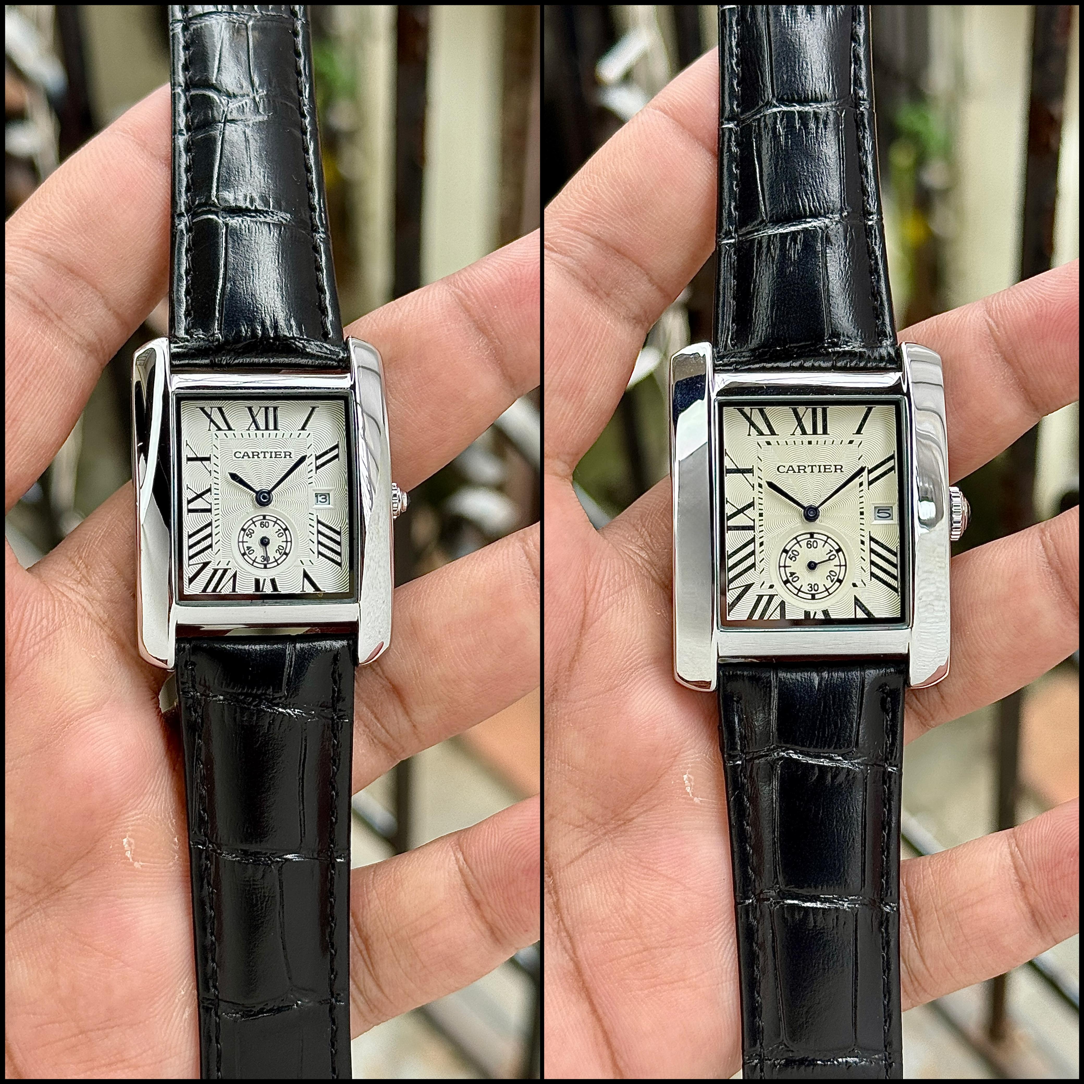CARTIER TANK CLASSIC COUPLE SET – TIMELESS LUXURY FOR HIM & HER COPY WATCH